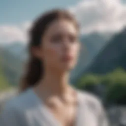 A serene landscape symbolizing tranquility and acceptance