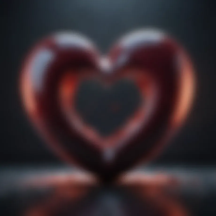 Abstract Love Artistic Illustration