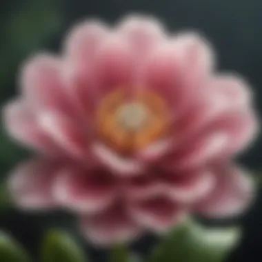 Blossoming Through Self-Love A blossoming flower symbolizing personal growth