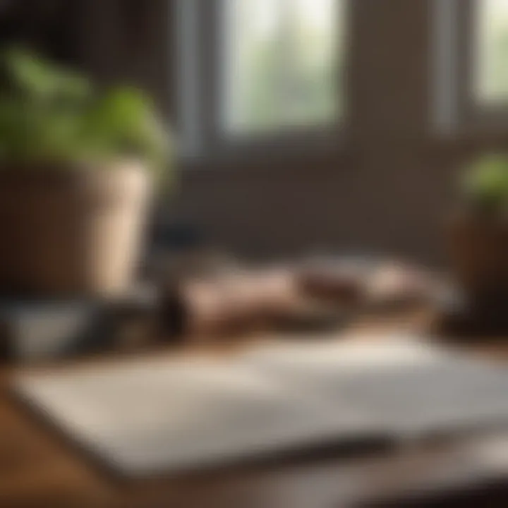 A journal open with notes on productivity