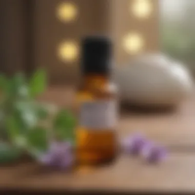 Soothing Essential Oils for Relaxation Illustration of soothing essential oils for relaxation before bed