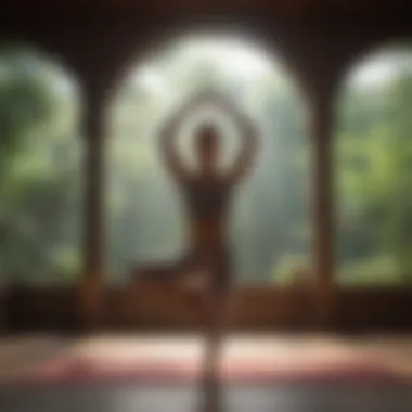Serenity Through Alignment Yoga pose promoting mental focus