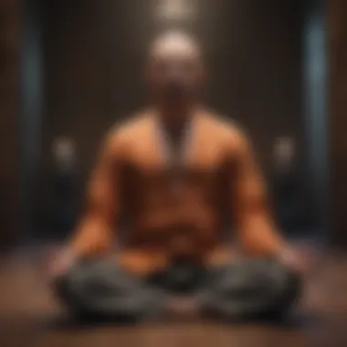 Mental peace achieved through meditation