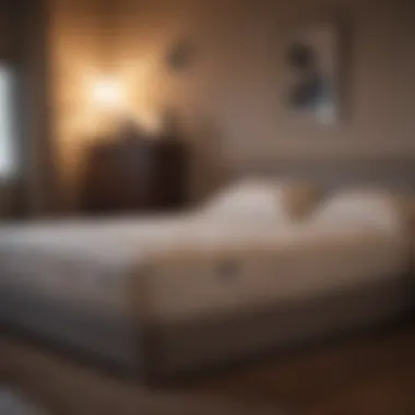 Sleep Sanctuary Setup Comfortable mattress and cozy bedding setup