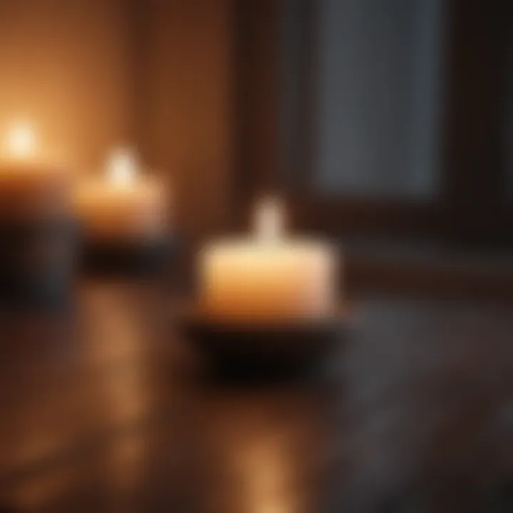 Mindfulness Activity with Candlelight