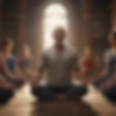 Meditation Teacher Leading a Group