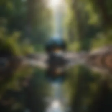 A serene landscape illustrating tranquility and positivity