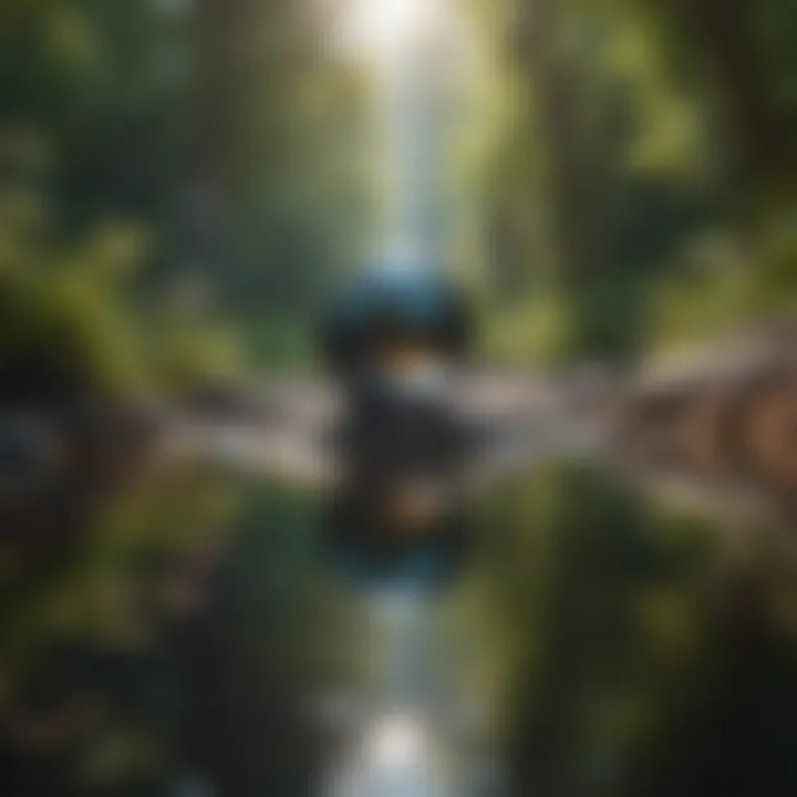 A serene landscape illustrating tranquility and positivity