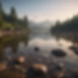 A serene landscape representing tranquility and positivity.