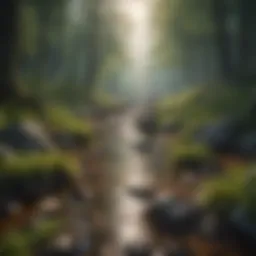 A serene landscape that inspires tranquility and focus.