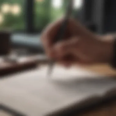 The Power of Reflective Journaling Open journal with a pen and peaceful background