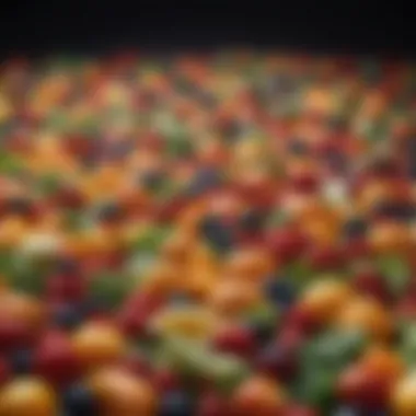 Nourishment Redefined: The Art of Healthy Living Colorful fruits and vegetables showcasing nutritious choices