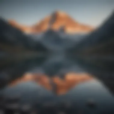 Majestic Mountain Peak Reflecting Inner Strength