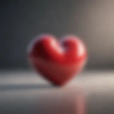 A heart symbol representing emotional connection