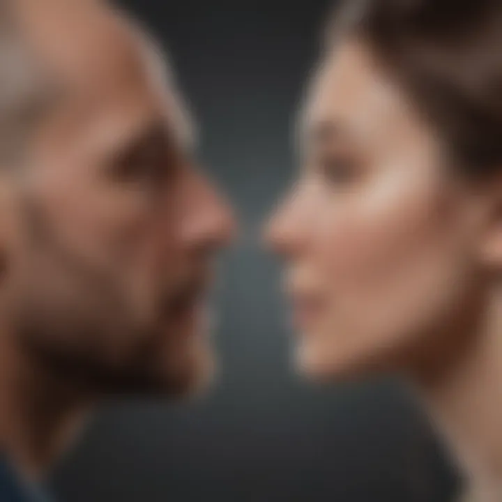 A visual representation of two minds connecting
