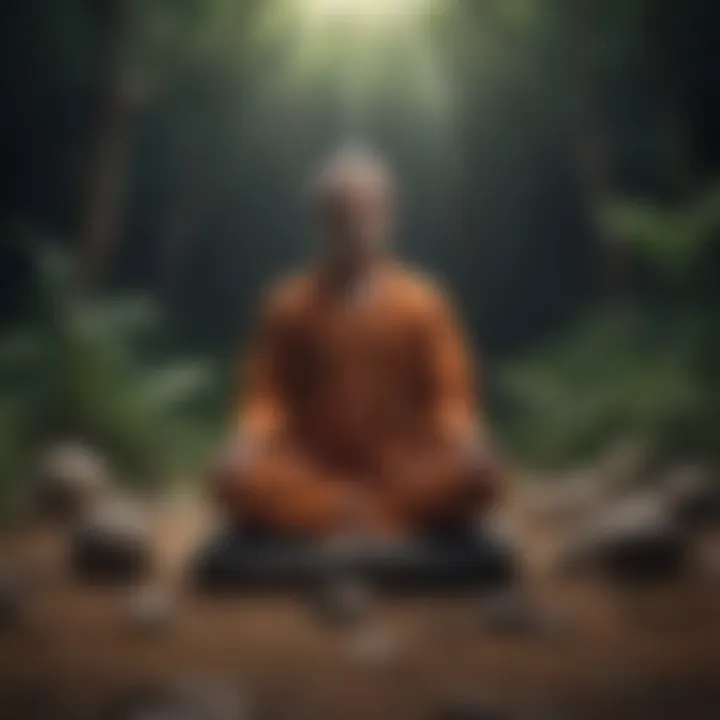 Meditation techniques illustrated