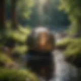 A serene landscape symbolizing tranquility and joy.