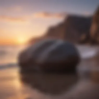 Calmness at Dusk A peaceful scene of a sunset, evoking a sense of calm and fulfillment.