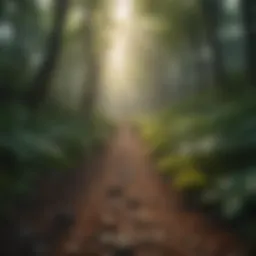 Serene nature soundscape for meditation
