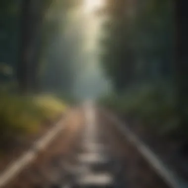 Pathways to Mental Clarity An abstract representation of mental clarity and focus