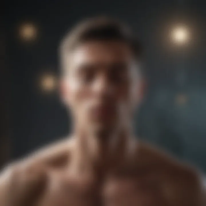 Visual representation of mindful breathing exercises