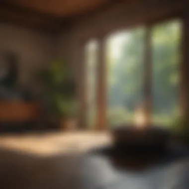 Cultivating Mindfulness A peaceful meditation space highlighting mindfulness