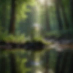 Meditative Reflection in Nature