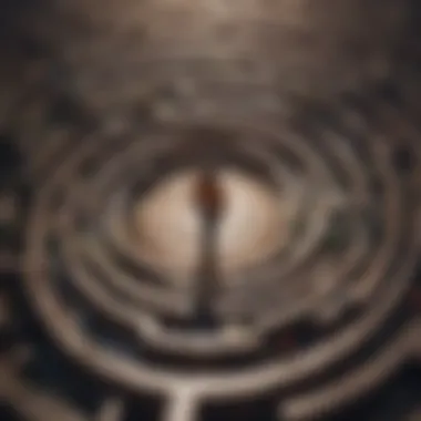 The Journey of Self-Discovery A maze symbolizing the complex journey of self-discovery