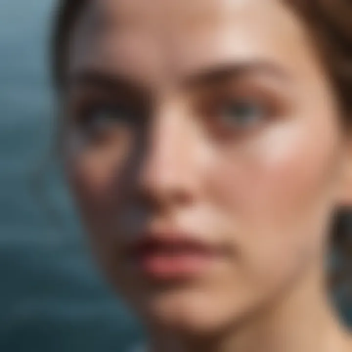 A reflection in water illustrating self-examination and awareness
