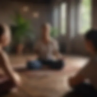 Guided by Experienced Facilitators An experienced facilitator leading a meditation session.