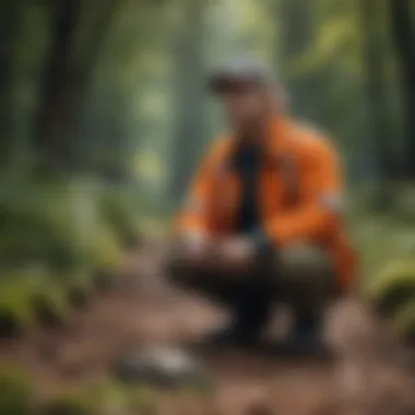 Person enjoying a fulfilling outdoor job experience