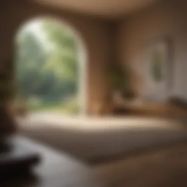 Inviting Mindfulness Area A cozy space designed for mindfulness activities