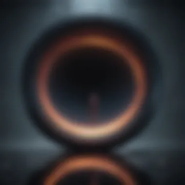 Emotional void depicted through abstract art