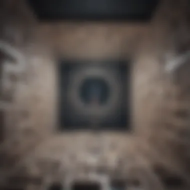 Mind maze symbolizing confusion and emptiness