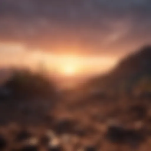 A serene landscape with a sunrise symbolizing new beginnings