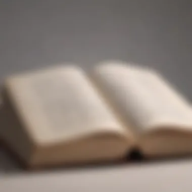 Words that Inspire Resilience An open book with highlighted quotes, representing the power of words in overcoming self-doubt.