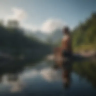 Meditative Reflection Amidst Tranquil Waters