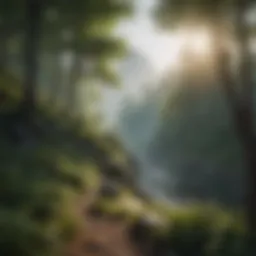 A serene landscape symbolizing mindfulness