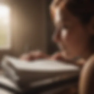 The Practice of Reflective Gratitude A person journaling, reflecting on gratitude and mindfulness