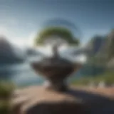 A serene landscape symbolizing inner peace and self-acceptance