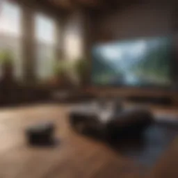 A serene gaming environment promoting relaxation and focus