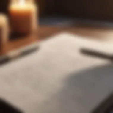 A close-up of a journal and a pen, symbolizing reflection and the journey towards personal fulfillment.