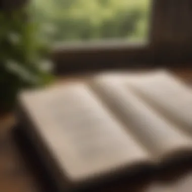 Inspiring Quotes in a Journal A journal open with inspiring quotes written inside