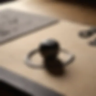 Zen calligraphy artwork on display