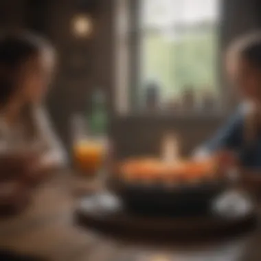 A cozy gathering of friends sharing heartfelt moments.