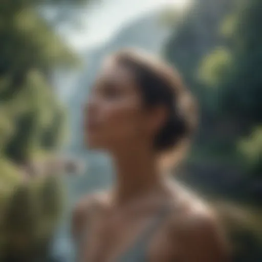 A serene landscape representing inner peace
