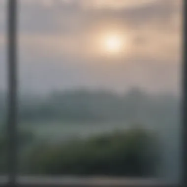 Inspirational 'Why Me' quote written on a foggy window