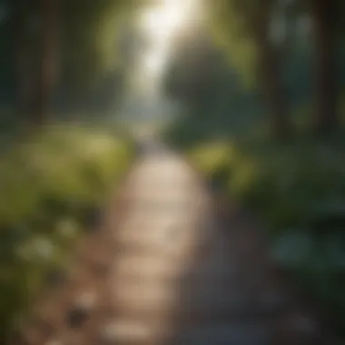 Path to Healing Illustration symbolizing the journey towards forgiveness and healing