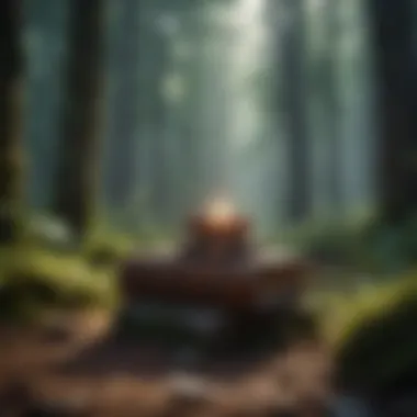 Enchanting Forest Meditation Retreat Meditation retreat in misty forest