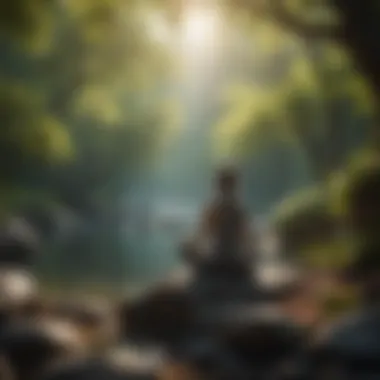 Mindfulness Practice for Enhanced Self-Esteem A person practicing mindfulness in a peaceful setting